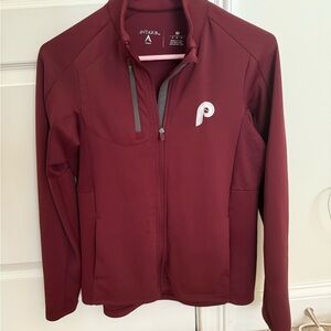 Phillies Women's Maroon Jacket